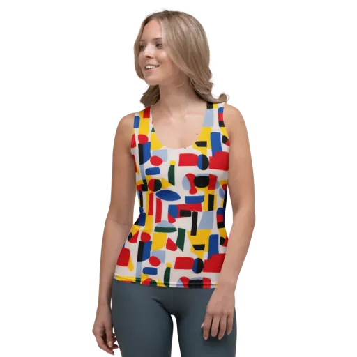 Primary Assembly on a Women's Tank Top