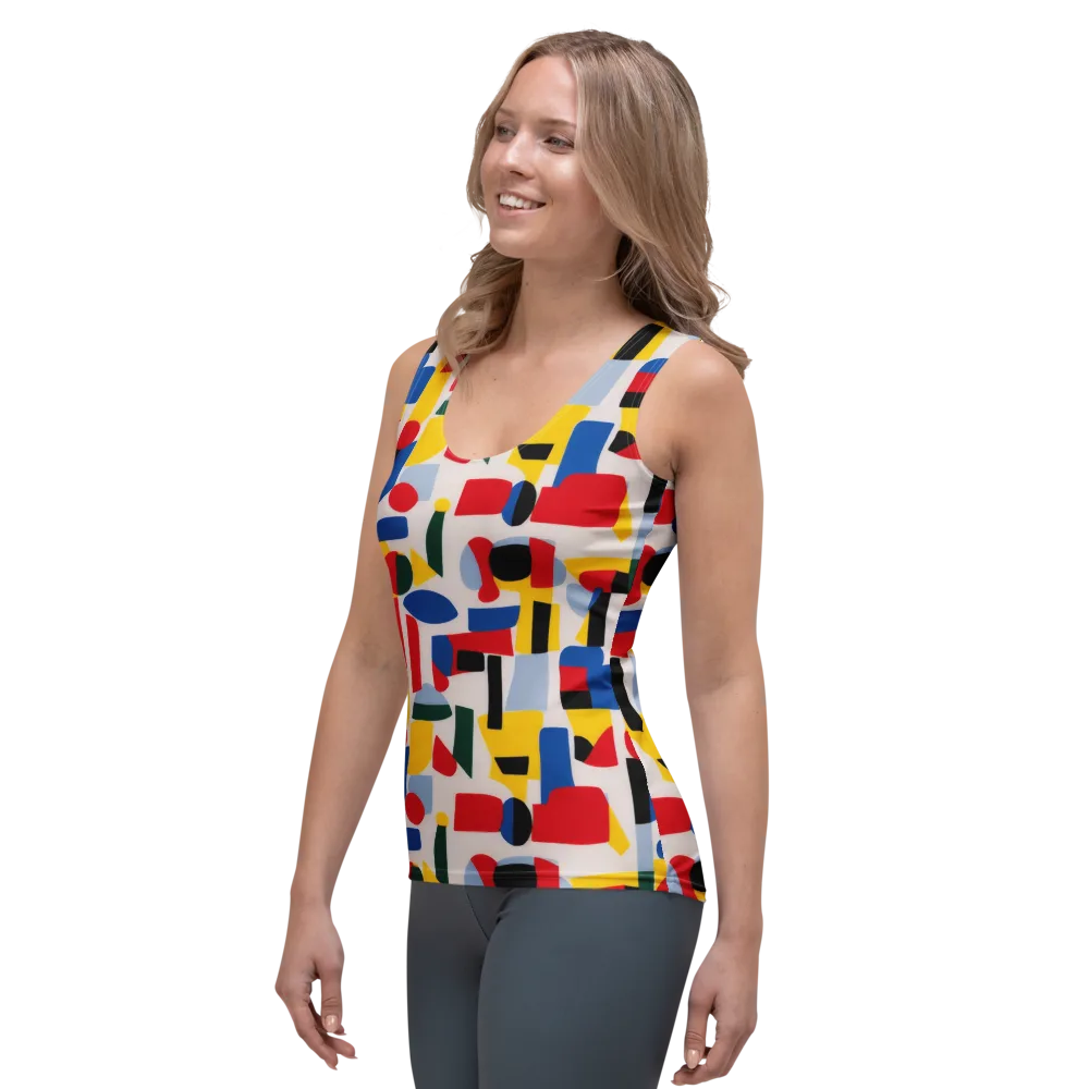 Primary Assembly on Women's Tank Top — Left Front