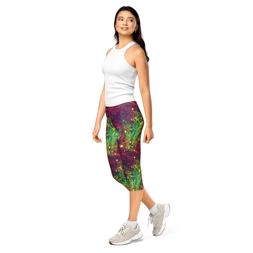 Ember And Tide on a Capri Leggings