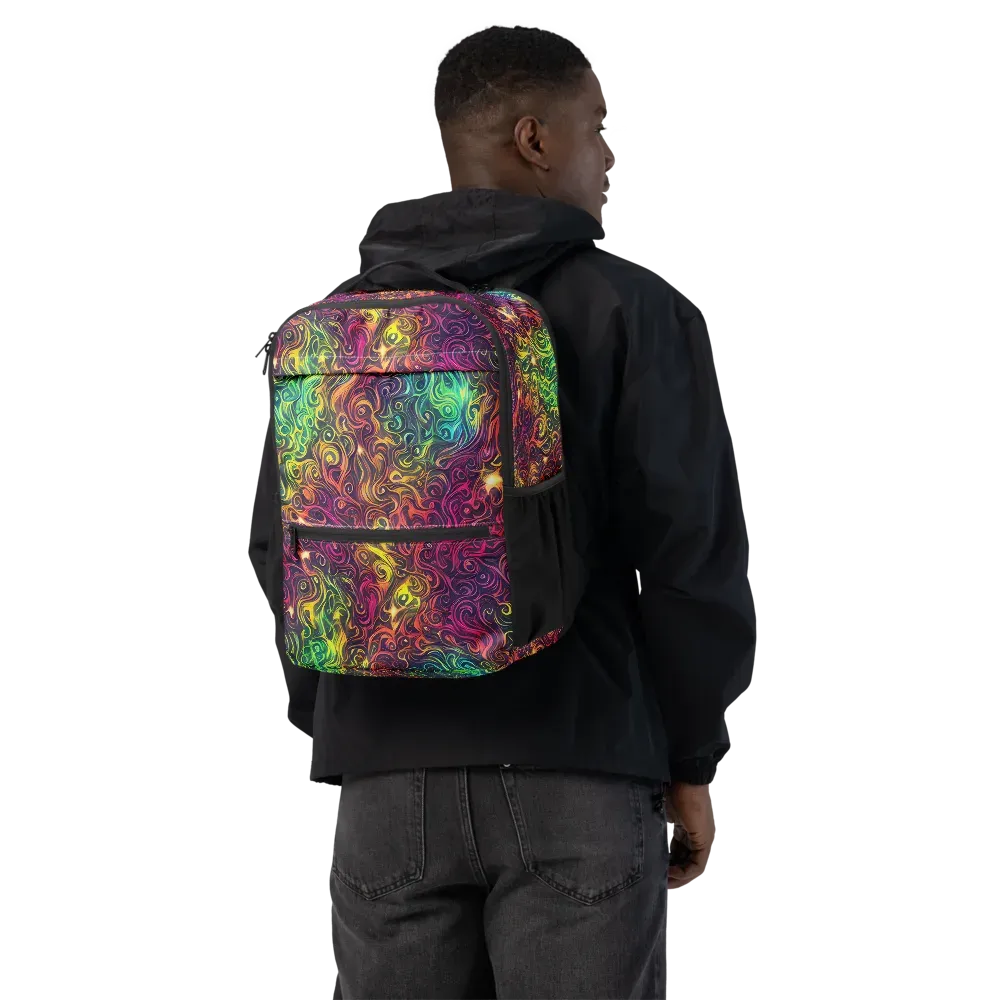 Ember And Tide on Utility Backpack — Back