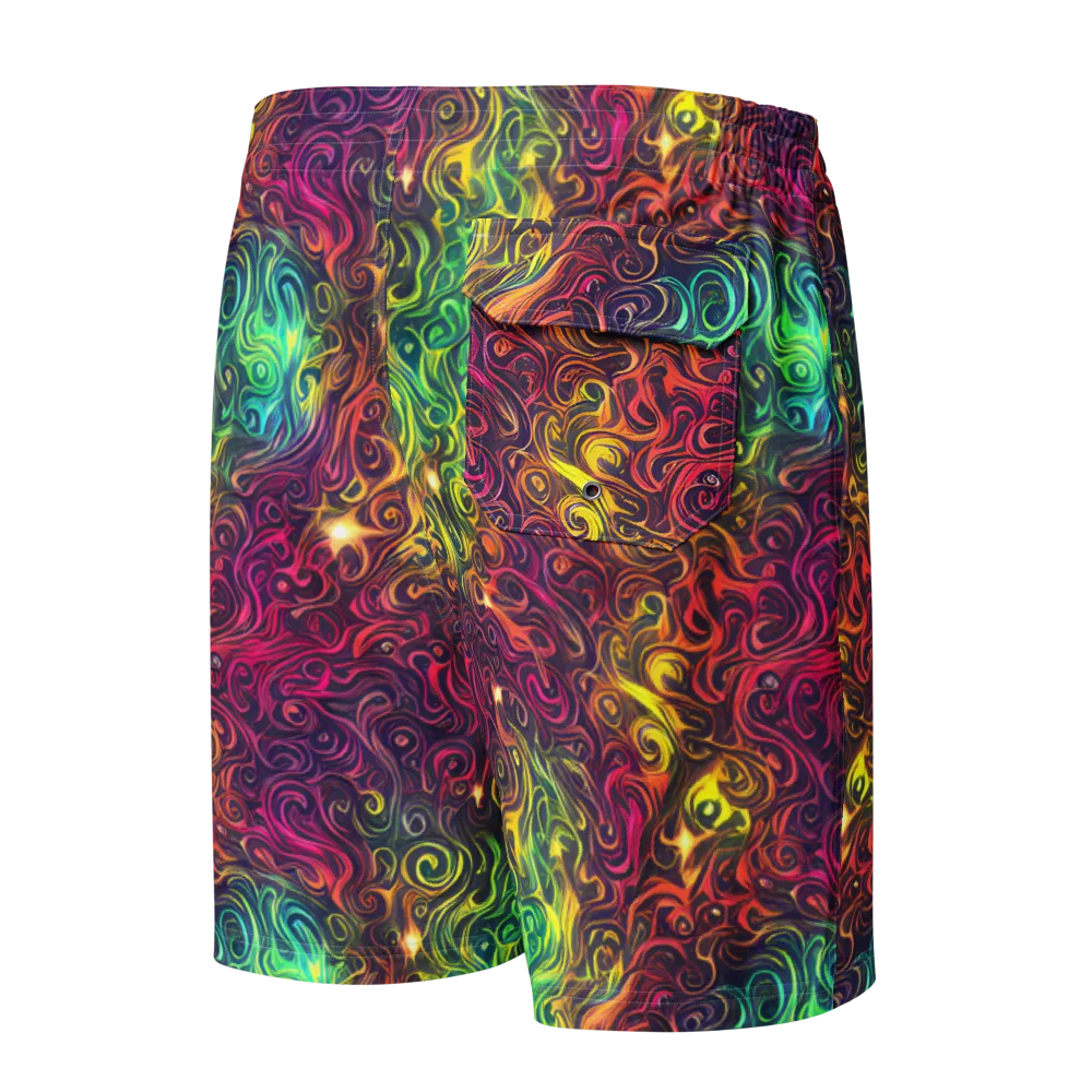 Ember And Tide on Men's Board Shorts — Back