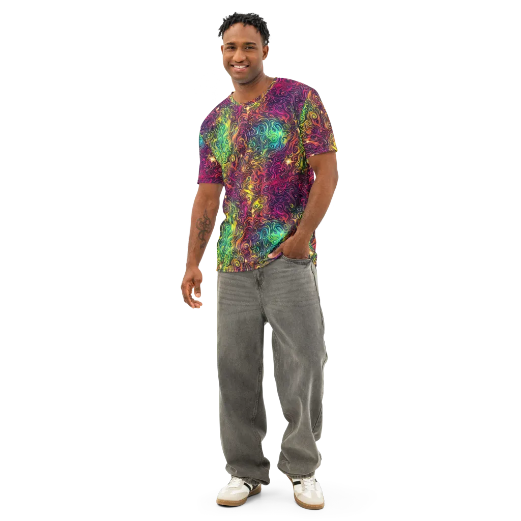 Ember And Tide on Men's Cotton Crew Neck T-Shirt — Front