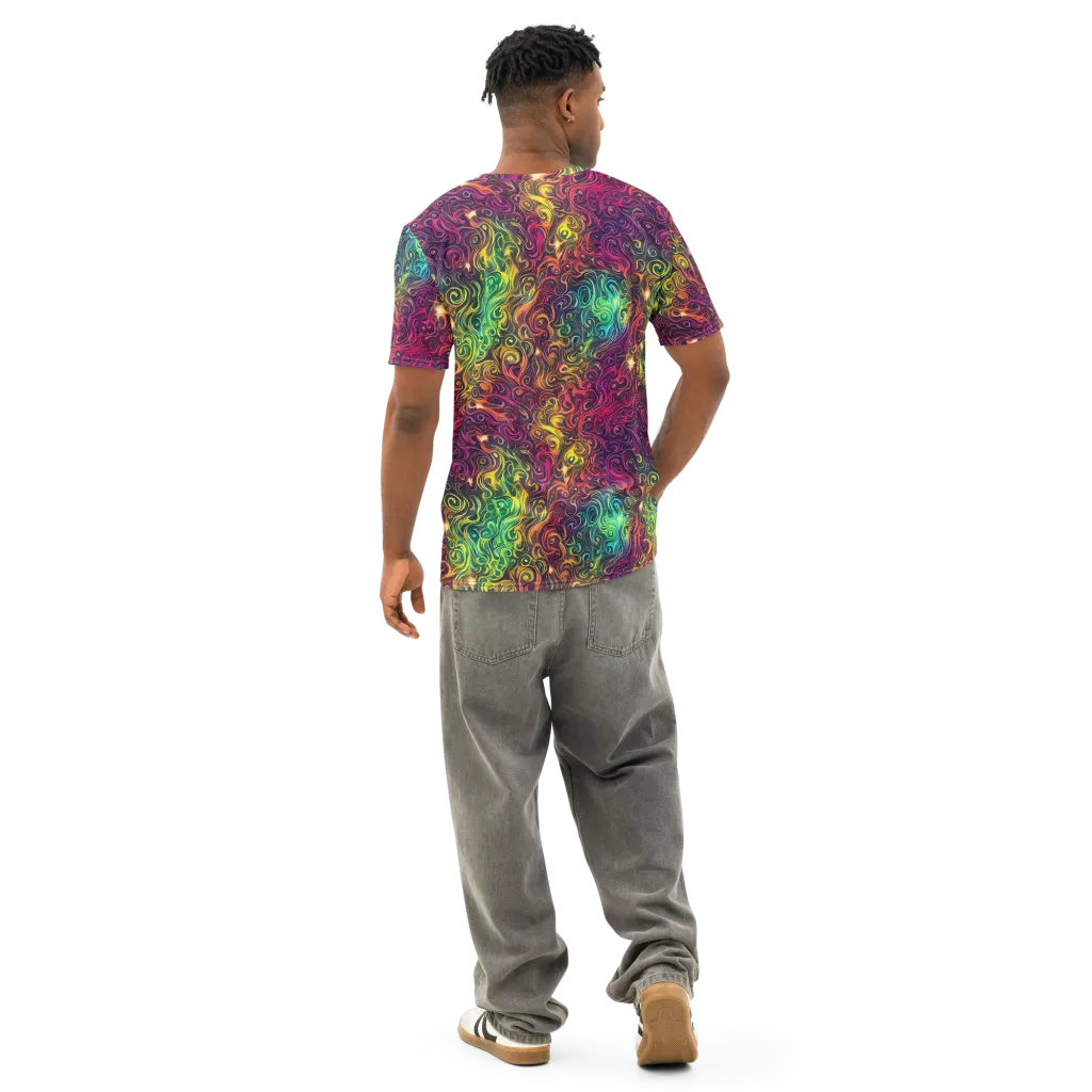 Ember And Tide on Men's Cotton Crew Neck T-Shirt — Back