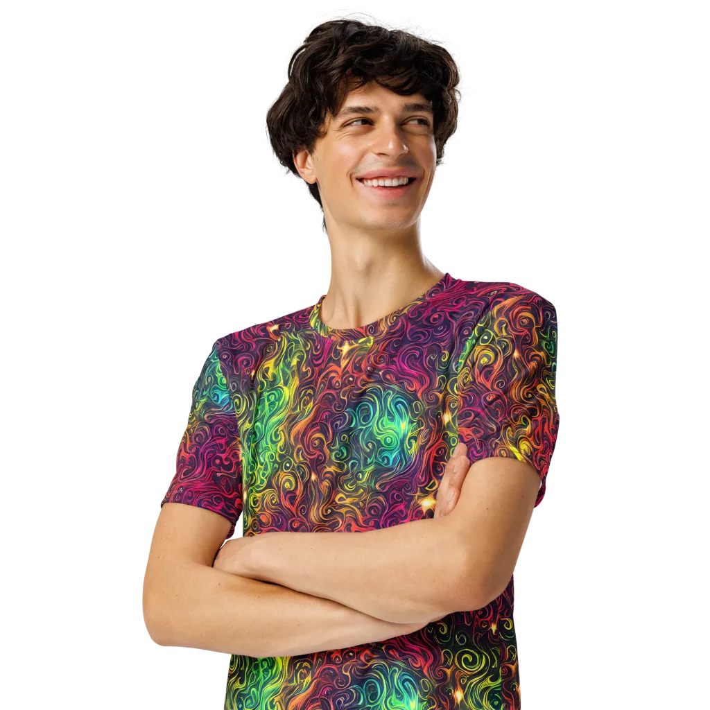 Ember And Tide on Men's Crew Neck T-Shirt — Left Front