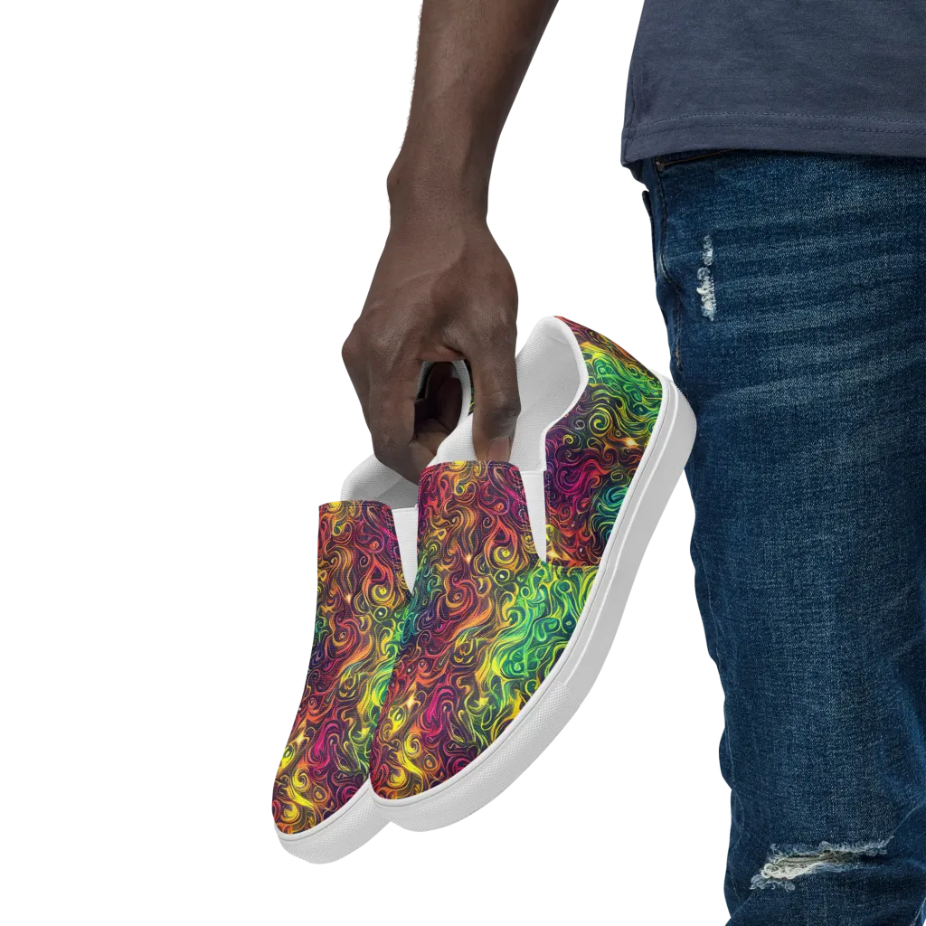 Ember And Tide on Men's Slip-On Canvas Shoes — Left Front