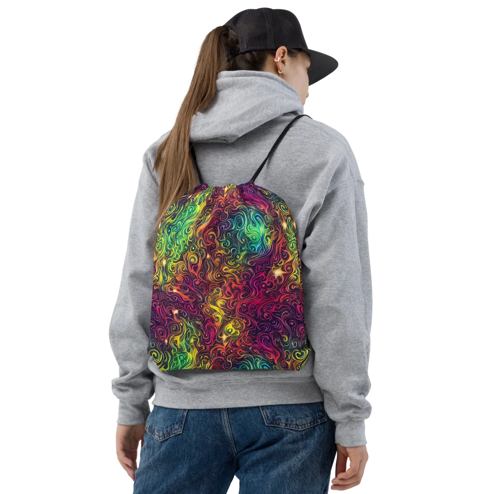 Ember And Tide on Drawstring Bag — Front