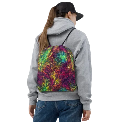Ember And Tide on a Drawstring Bag