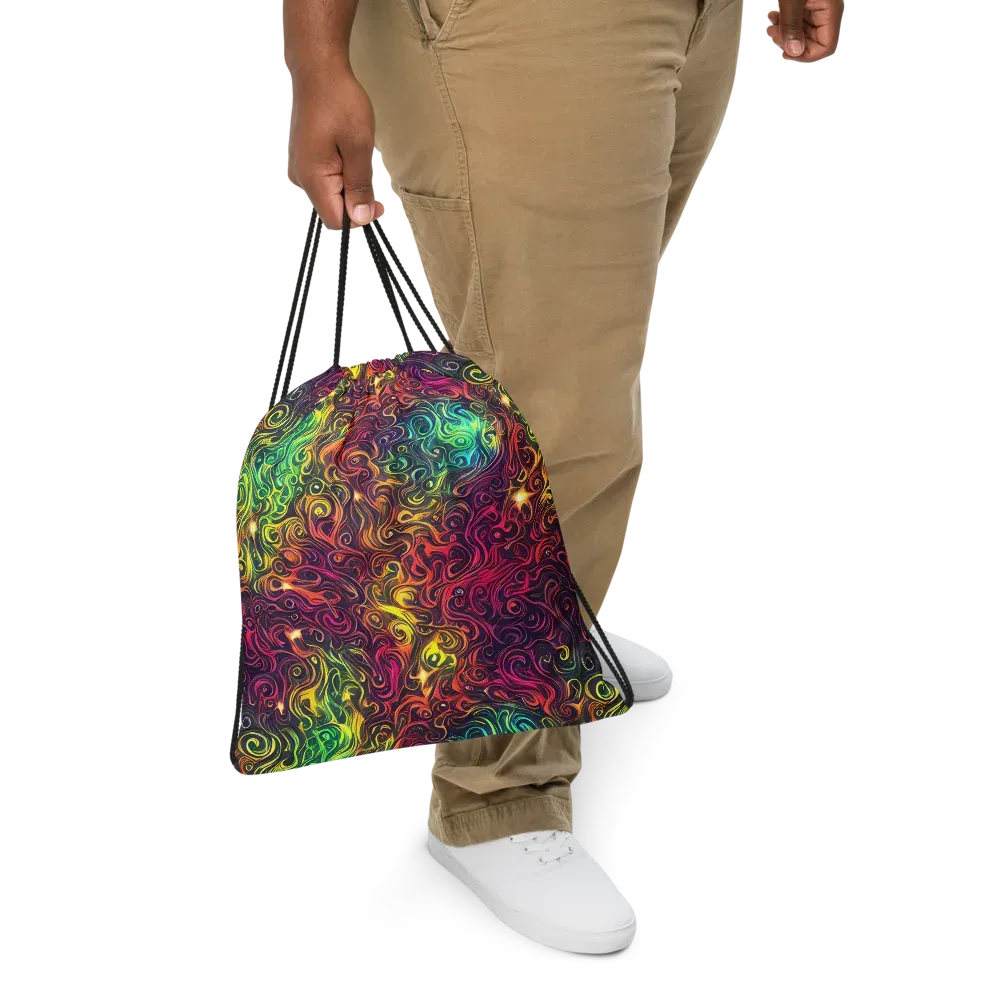 Ember And Tide on Drawstring Bag — Front