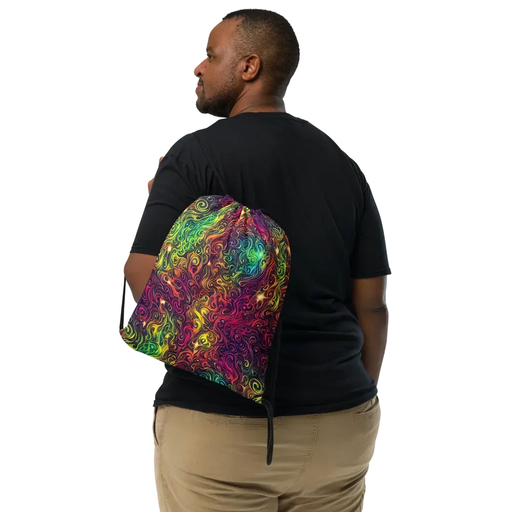 Ember And Tide on Drawstring Bag — Front