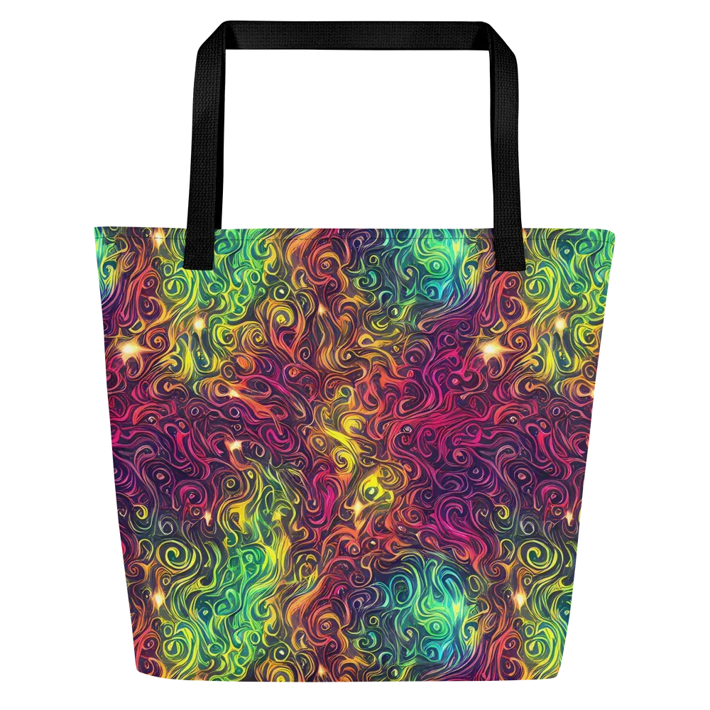 Ember And Tide on Large Tote Bag W/ Pocket — Front