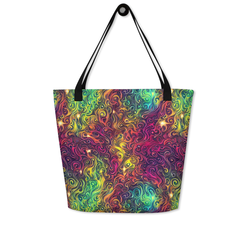 Ember And Tide on Large Tote Bag W/ Pocket — Front