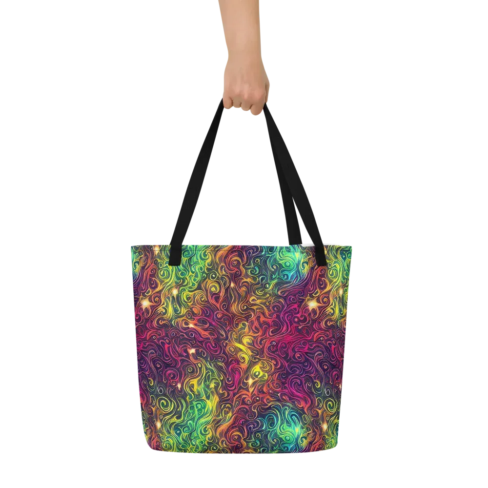 Ember And Tide on Large Tote Bag W/ Pocket — Front