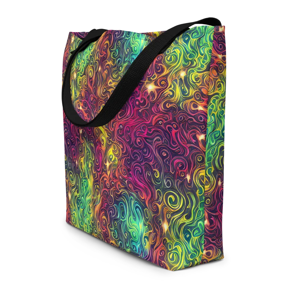 Ember And Tide on Large Tote Bag W/ Pocket — Front