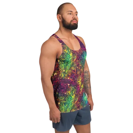 Ember And Tide on a Men's Tank Top