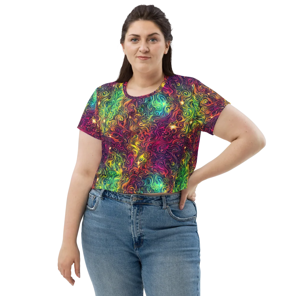 Ember And Tide on Crop Tee — Front