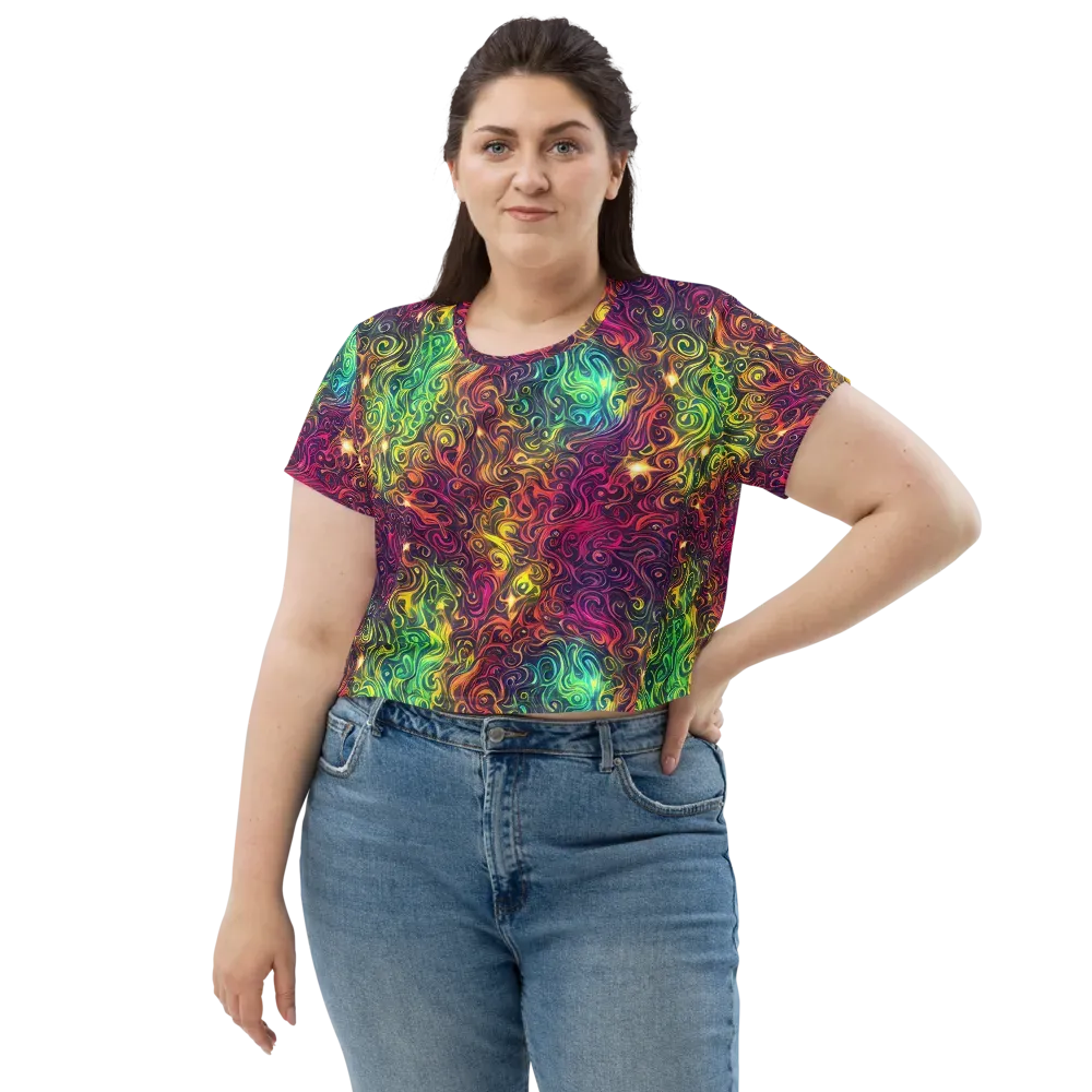 Ember And Tide on Crop Tee — Front