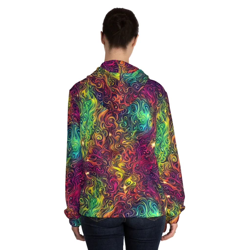 Ember And Tide on Women's Full-Zip Hoodie — Back On Person