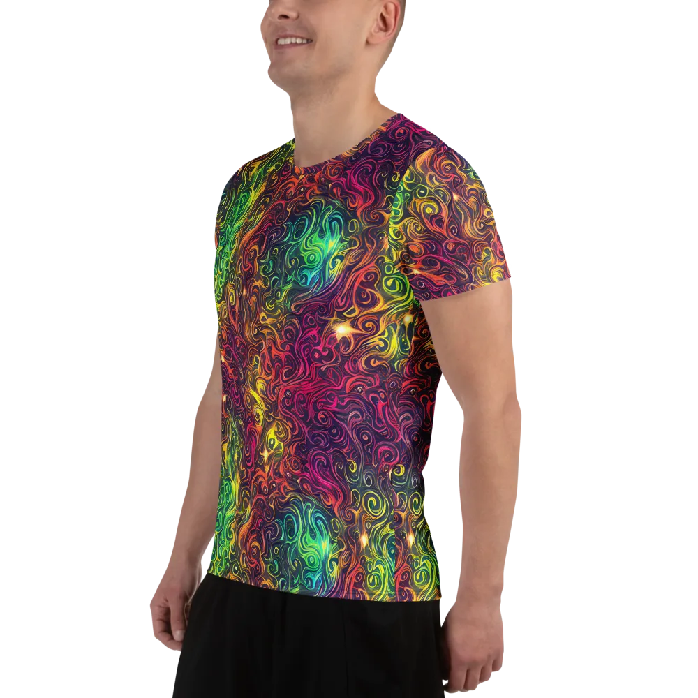 Ember And Tide on Men's Athletic T-Shirt — Left