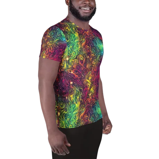Ember And Tide on a Men's Athletic T-Shirt