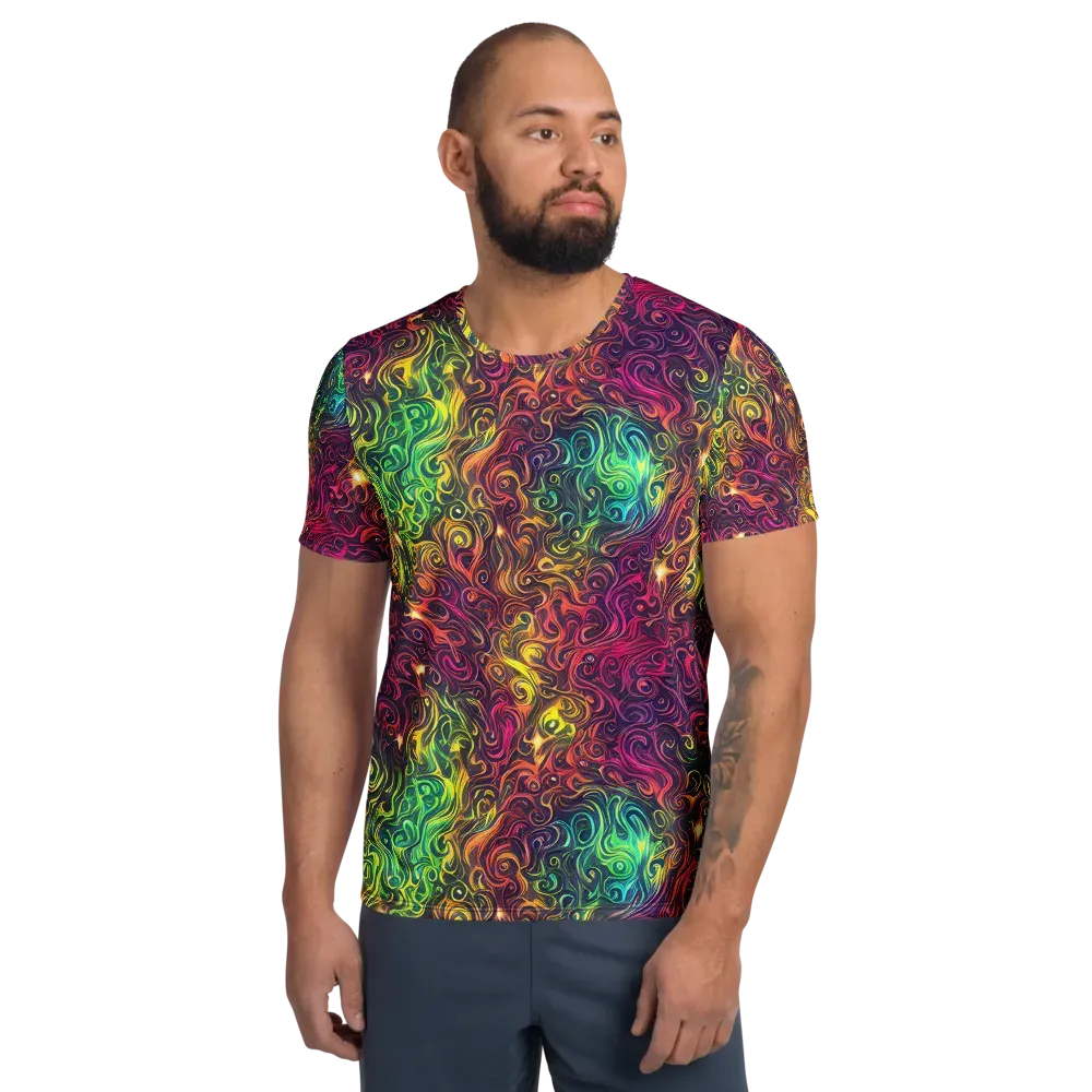 Ember And Tide on Men's Athletic T-Shirt — Front