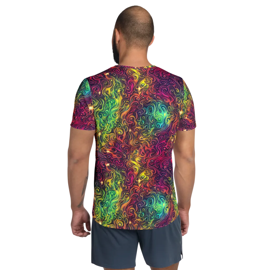 Ember And Tide on Men's Athletic T-Shirt — Back
