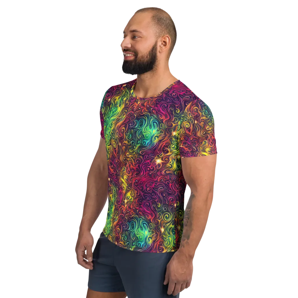 Ember And Tide on Men's Athletic T-Shirt — Left