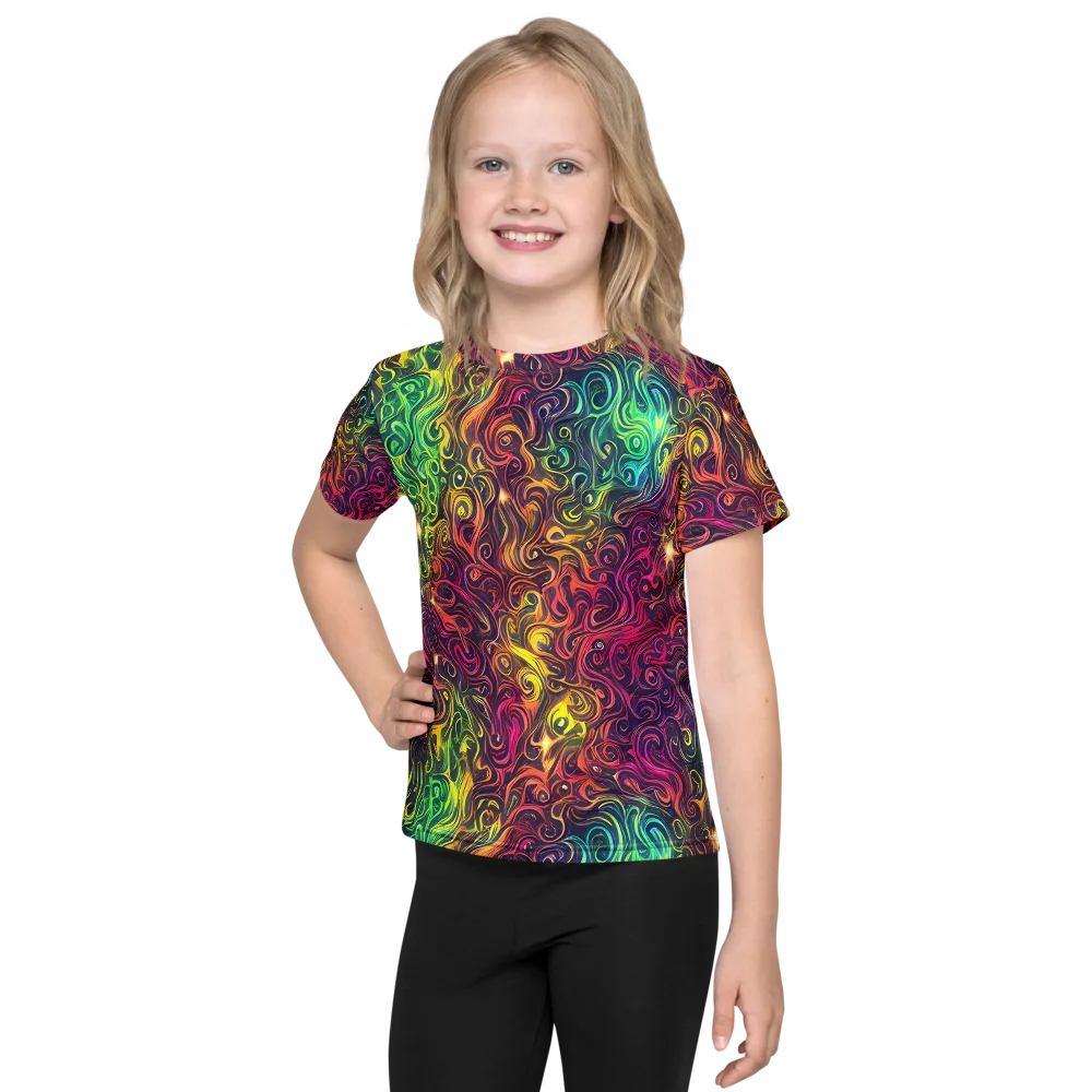 Ember And Tide on Kids Crew Neck T-Shirt — Front