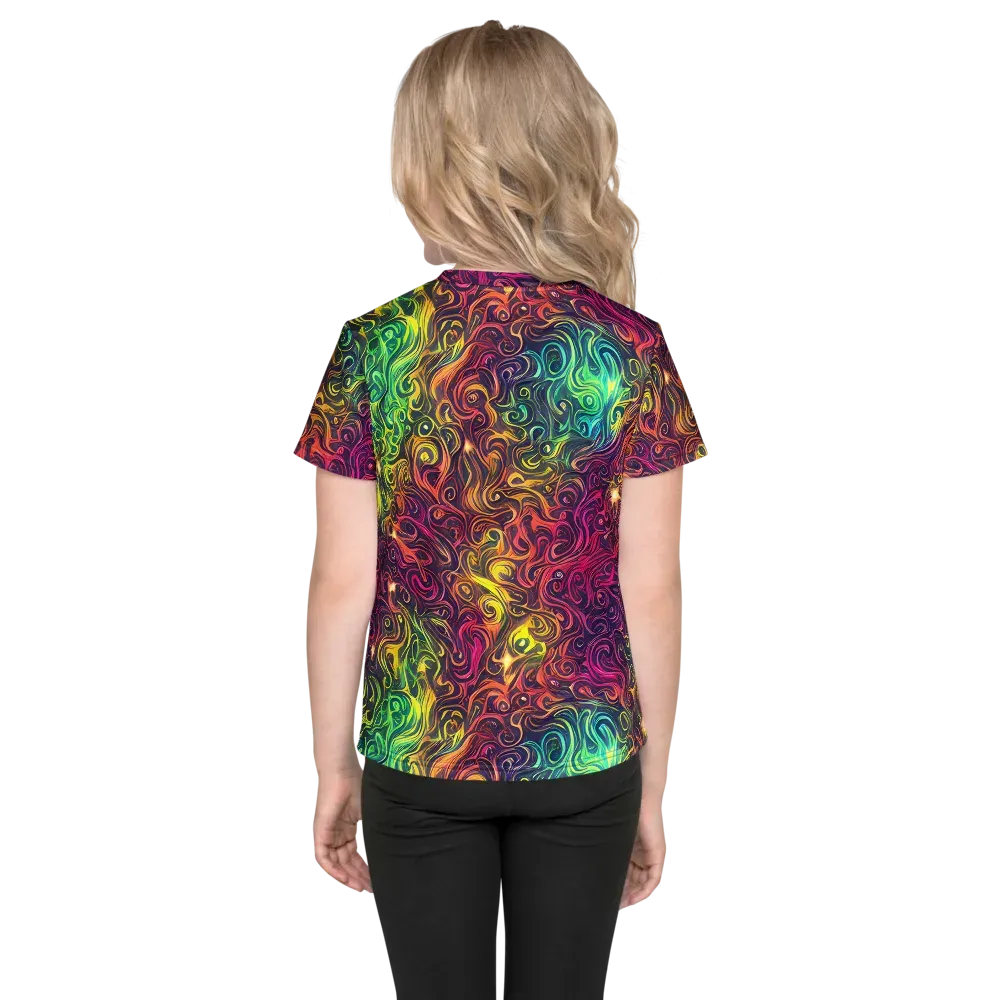 Ember And Tide on Kids Crew Neck T-Shirt — Back