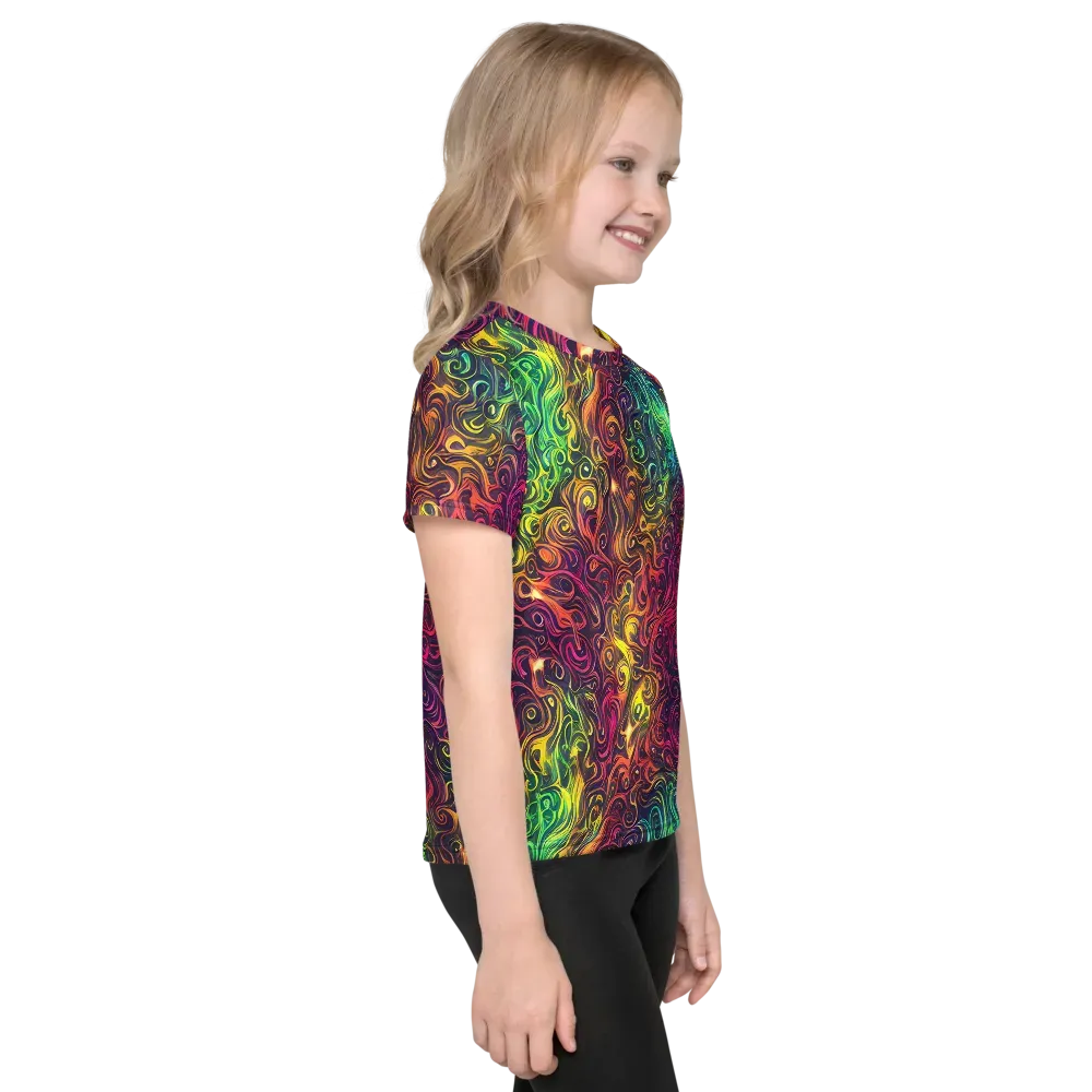 Ember And Tide on Kids Crew Neck T-Shirt — Right