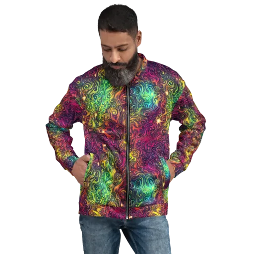 Ember And Tide on a Bomber Jacket