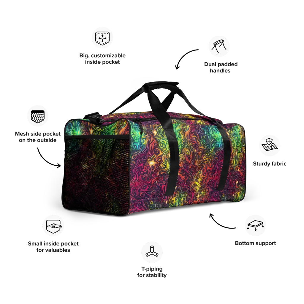 Ember And Tide on Duffle Bag — Right Front