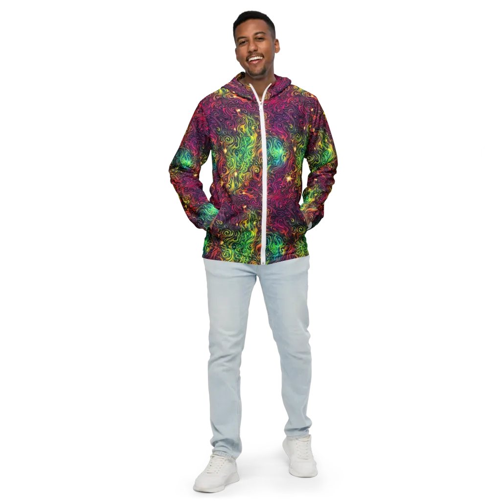 Ember And Tide on Men's Windbreaker — Front