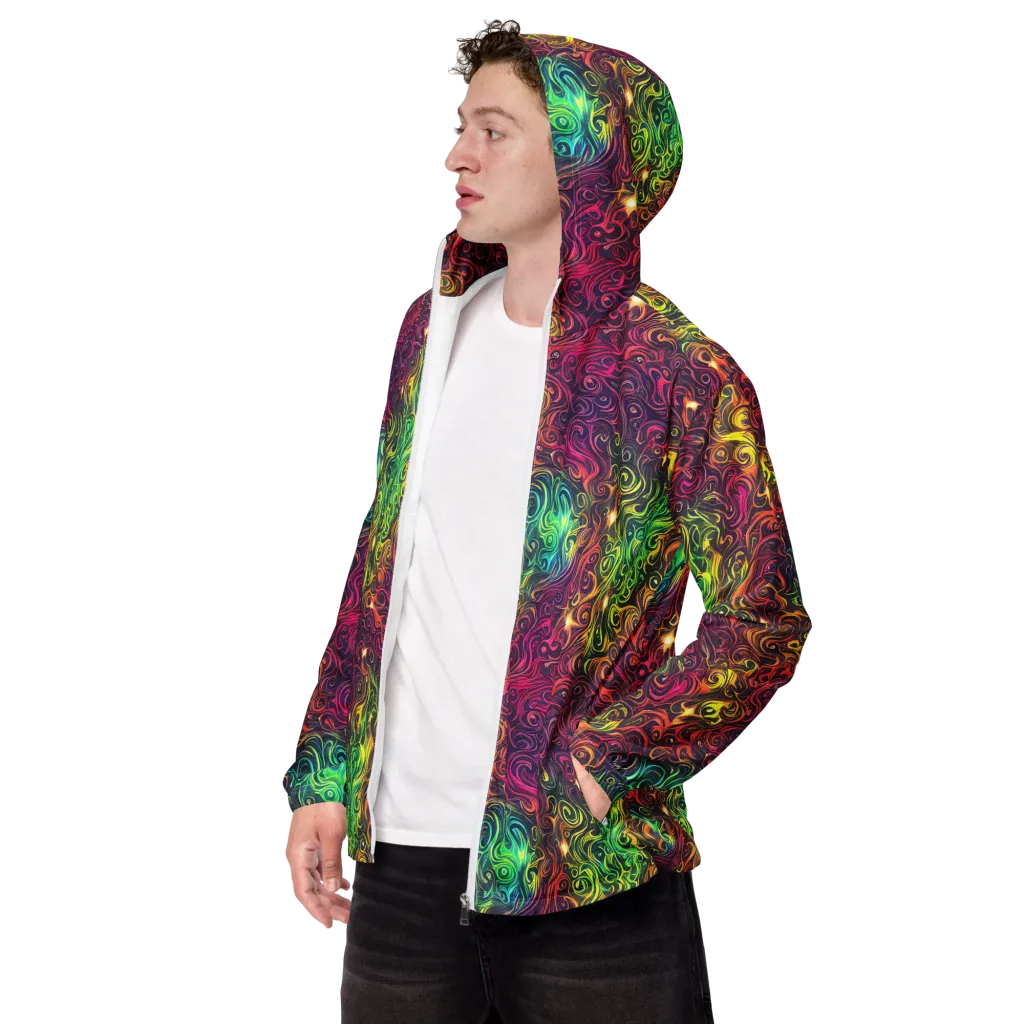 Ember And Tide on Men's Windbreaker — Left Front