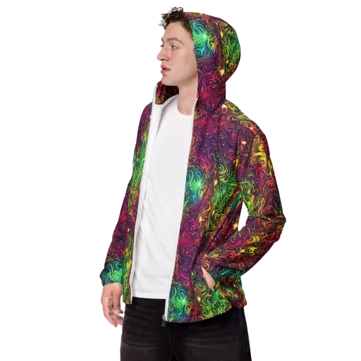 Ember And Tide on a Men's Windbreaker