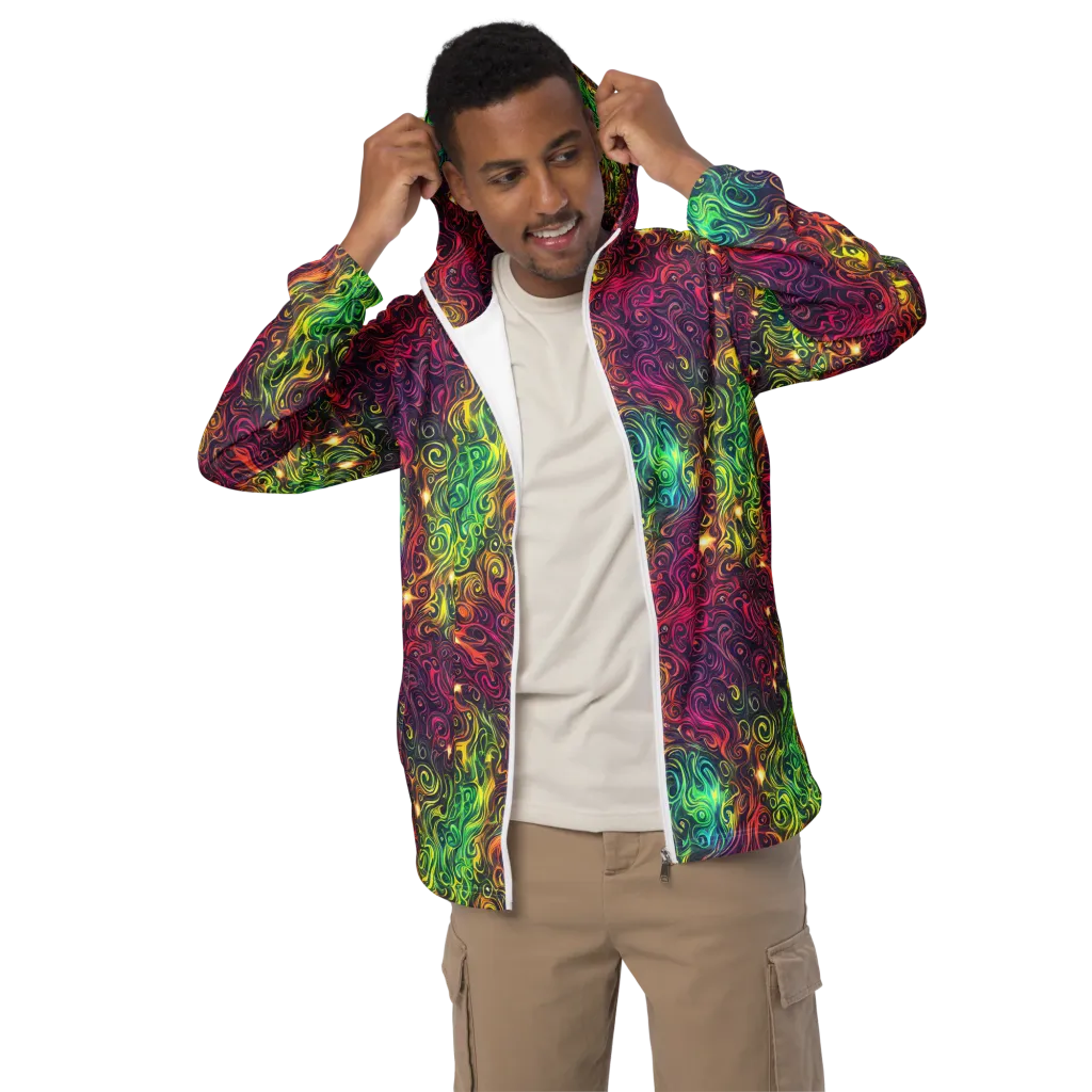 Ember And Tide on Men's Windbreaker — Front