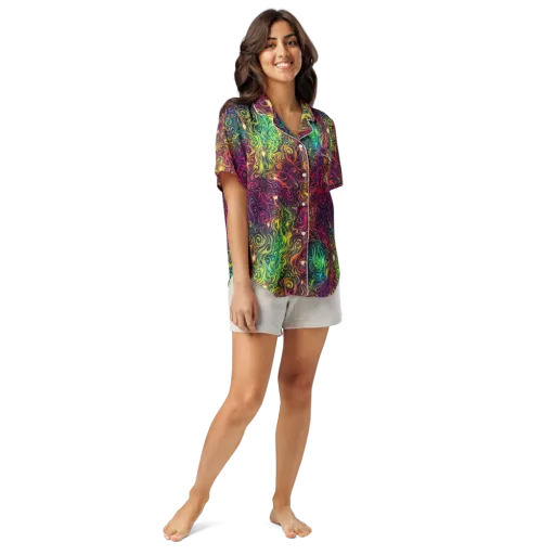 Ember And Tide on a Women's Short Sleeve Pajama Top