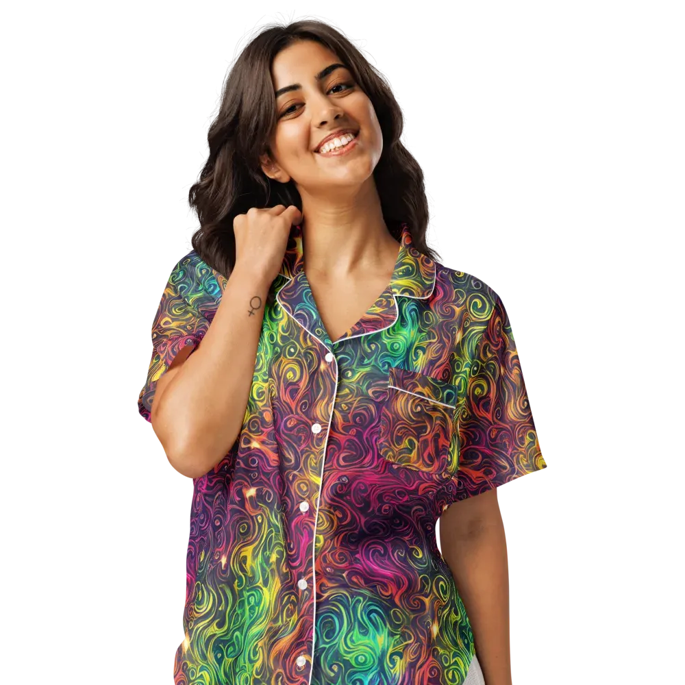 Ember And Tide on Women's Short Sleeve Pajama Top — Front