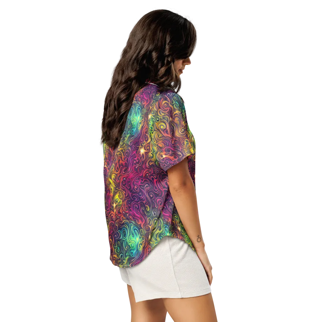Ember And Tide on Women's Short Sleeve Pajama Top — Right Back