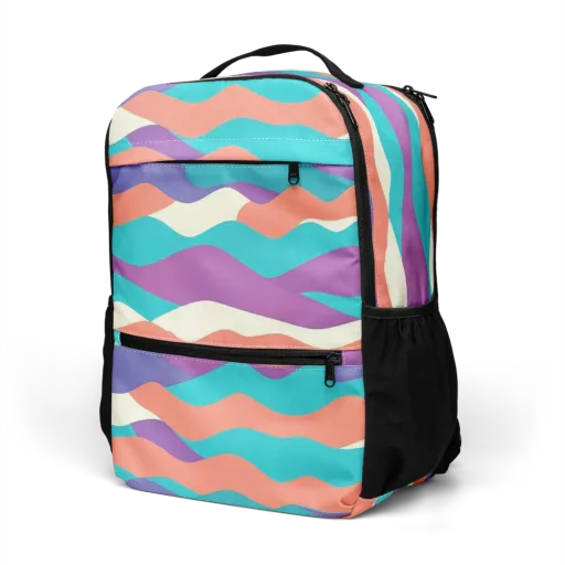 Waveform Sunset on a Utility Backpack
