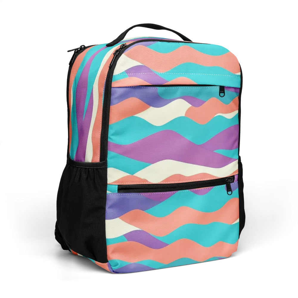 Waveform Sunset on Utility Backpack — Right Front