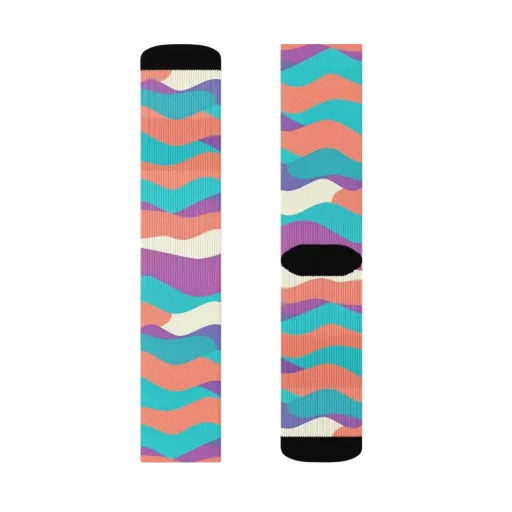 Waveform Sunset on a Socks