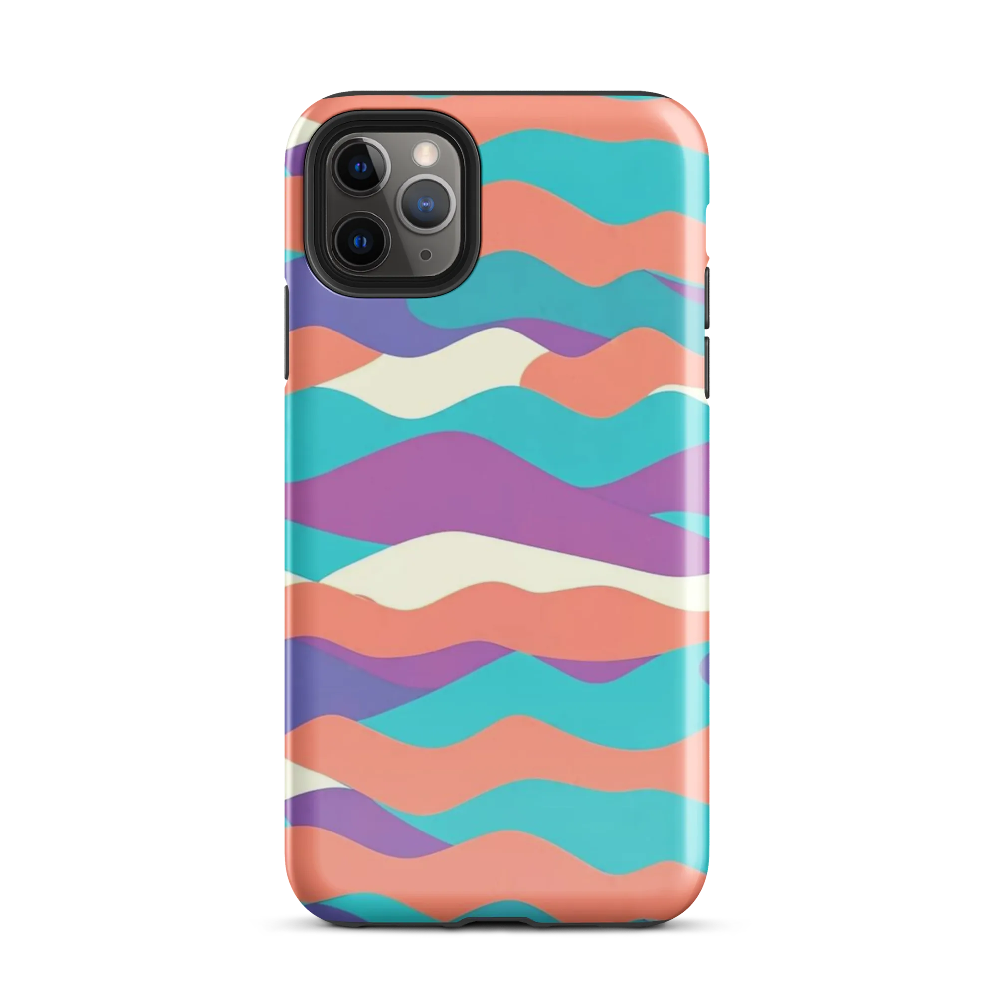 Waveform Sunset on Tough Case for iPhone® — Front