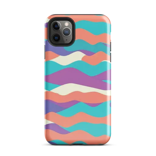 Waveform Sunset on a Tough Case for iPhone®