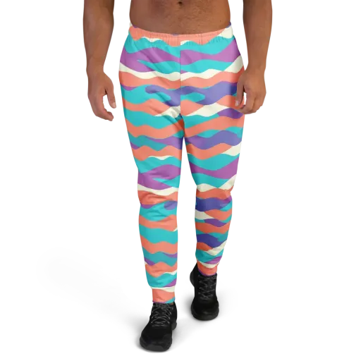 Waveform Sunset on a Men's Joggers