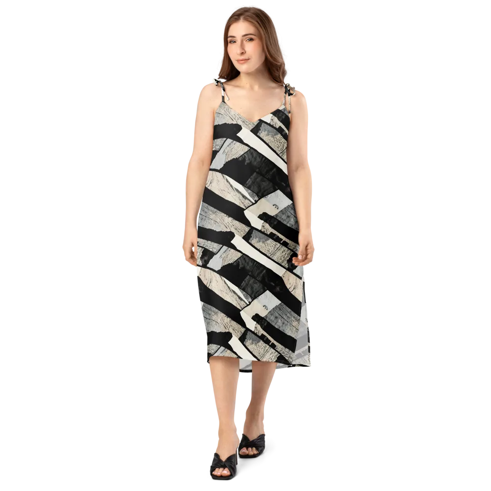 Blackwood Mosaic on Slip Dress — Front