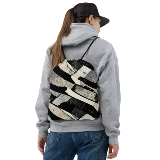 Blackwood Mosaic on a Drawstring Bag
