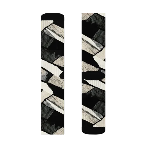 Blackwood Mosaic on a Socks