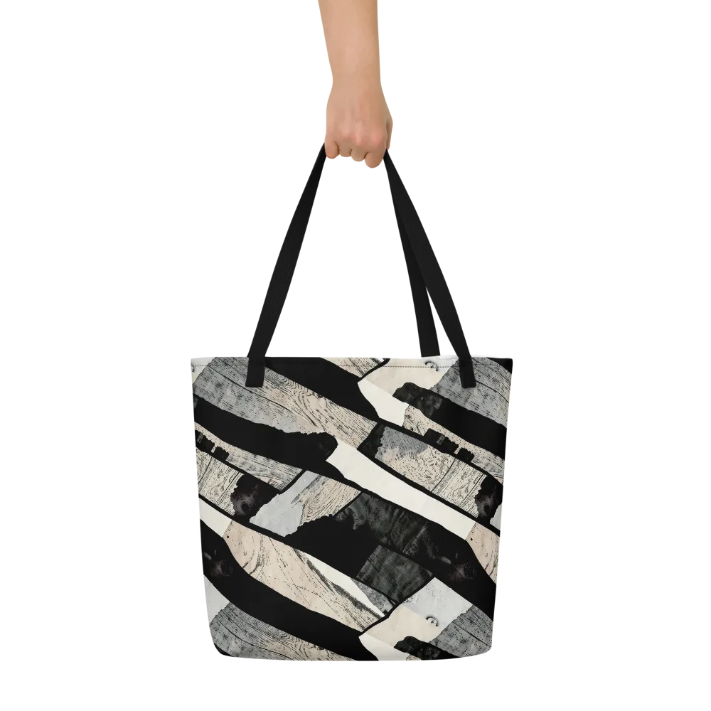 Blackwood Mosaic on Large Tote Bag W/ Pocket — Front
