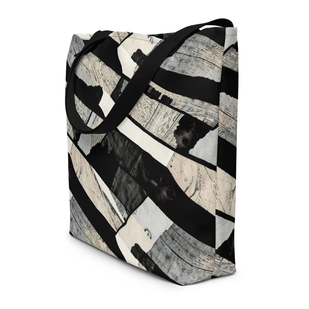 Blackwood Mosaic on Large Tote Bag W/ Pocket — Front