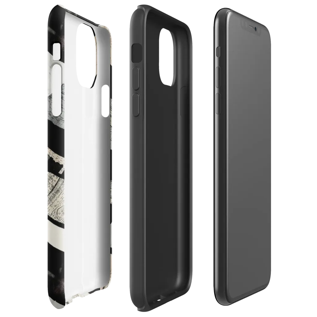 Blackwood Mosaic on Tough Case for iPhone® — Right